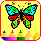 Coloring: Butterflies ikon