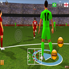 Coupe du monde de football 3d icône