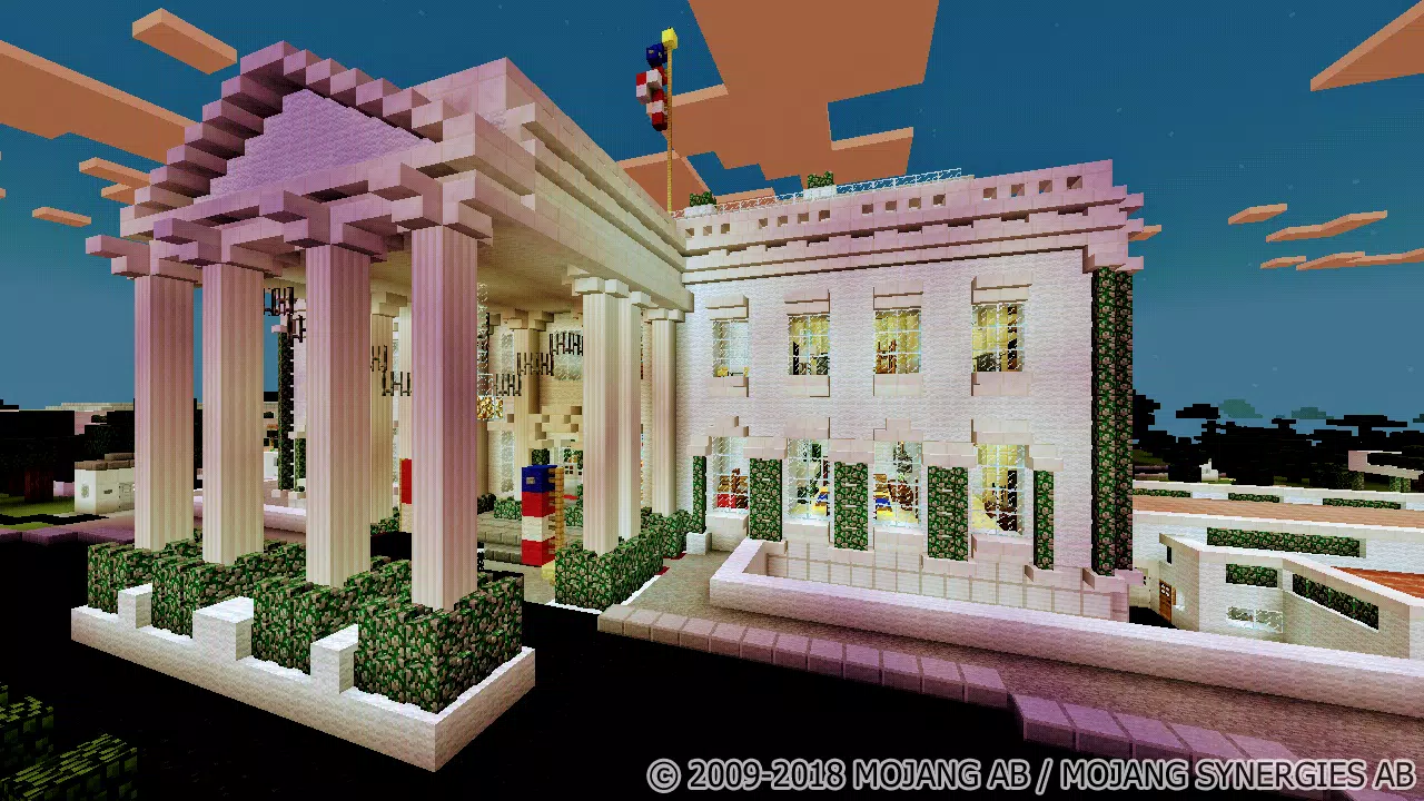 Linda Casa Branca / Beautiful White House Minecraft Map