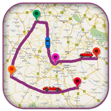 GPS Driving Route Finder icône