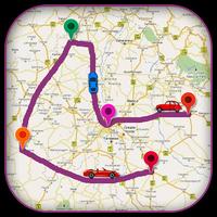 GPS Driving Route Finder 截图 1