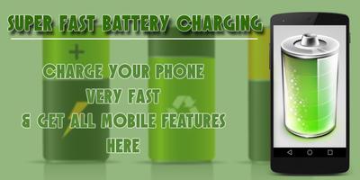 Super Fast Battery Charging Affiche