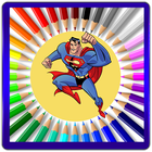 Super Heroes Coloring Pages For Kids icono