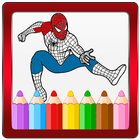 Super Heroes Coloring Pages icône