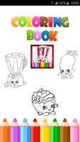 Coloring Pages Shopkins poster