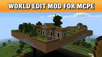 World Edit mod for MCPE poster