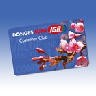 Donges IGA Customer Club icône