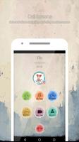 Water Color Call Dialer captura de pantalla 1