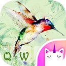 Water Color Birds Keyboard The APK