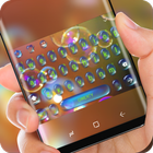 Drop Keyboard Water Bubble Theme Colorful icône