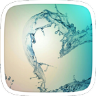 Water Heart Samsung Theme icône