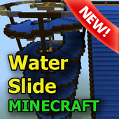 Water Slide Race map for MCPE icon