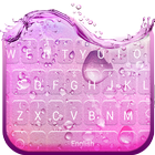 Colorful Water Drop Keyboard Theme simgesi