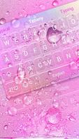 Colorful Water Drop Keyboard Theme plakat