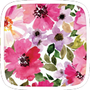 Watercolor Flowers Theme APK