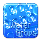 Water Drops Live Bàn phím biểu tượng