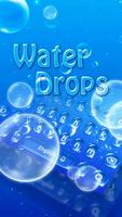 Water Drops Live Keyboard ポスター