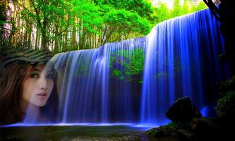 Photo Frame on Waterfall স্ক্রিনশট 1