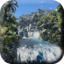 Waterfall Island Live Wallpape APK