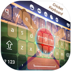 Cricket Keyboard : Wavy Keyboard Themes आइकन