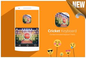 Cricket Keyboard : Wavy Keyboard Themes Affiche