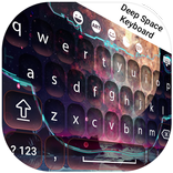 Deep Space Keyboard : Wavy Keyboard Themes