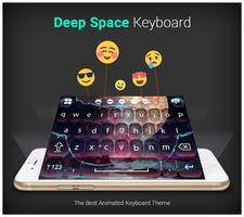 Deep Space Keyboard : Wavy Keyboard Themes capture d'écran 1