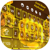 Gold Rose Keyboard : Wavy Keyboard Themes APK