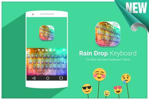 RainDrop Keyboard : Wavy Keyboard Themes 海報