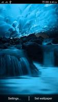 3D Night Waterfall LWP imagem de tela 2