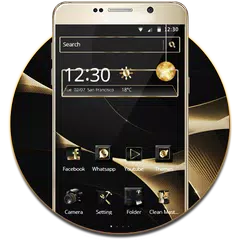 download Black Gold Launcher APK