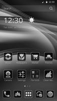 Black Silver Theme โปสเตอร์