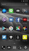 Black Silver Theme syot layar 1