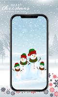 Cute Snowman Wallpaper HD capture d'écran 1