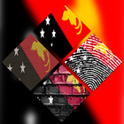 Papua New Guinea Flag Wallpapers icône