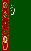 Turkmenistan Flag Wallpapers capture d'écran 2