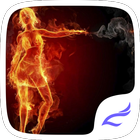 Fire Girl Theme icône