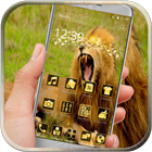 HD Gold Lion Wallpaper icon