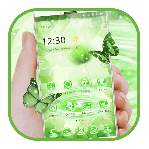 Brillo verde de Lotus