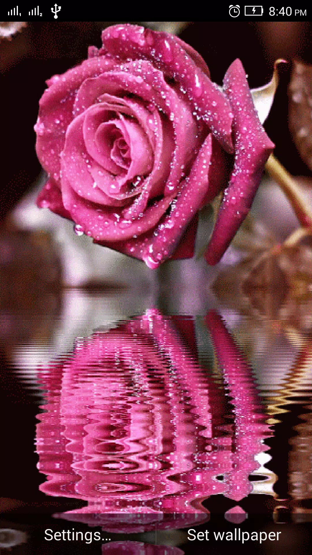3d Rose Wallpaper