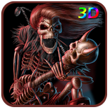 3D Skull Live Wallpaper ícone