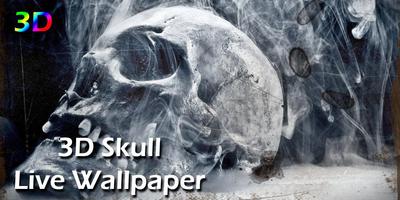 3D Skull Live Wallpaper Affiche