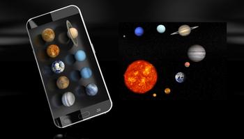 Solar System 3D Wallpaper Lite ポスター