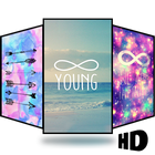 HD teen wallpapers for Tumblr icono