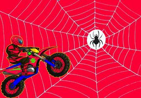 spider kid motocross poster