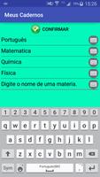 Meus Cadernos Escolares captura de pantalla 1