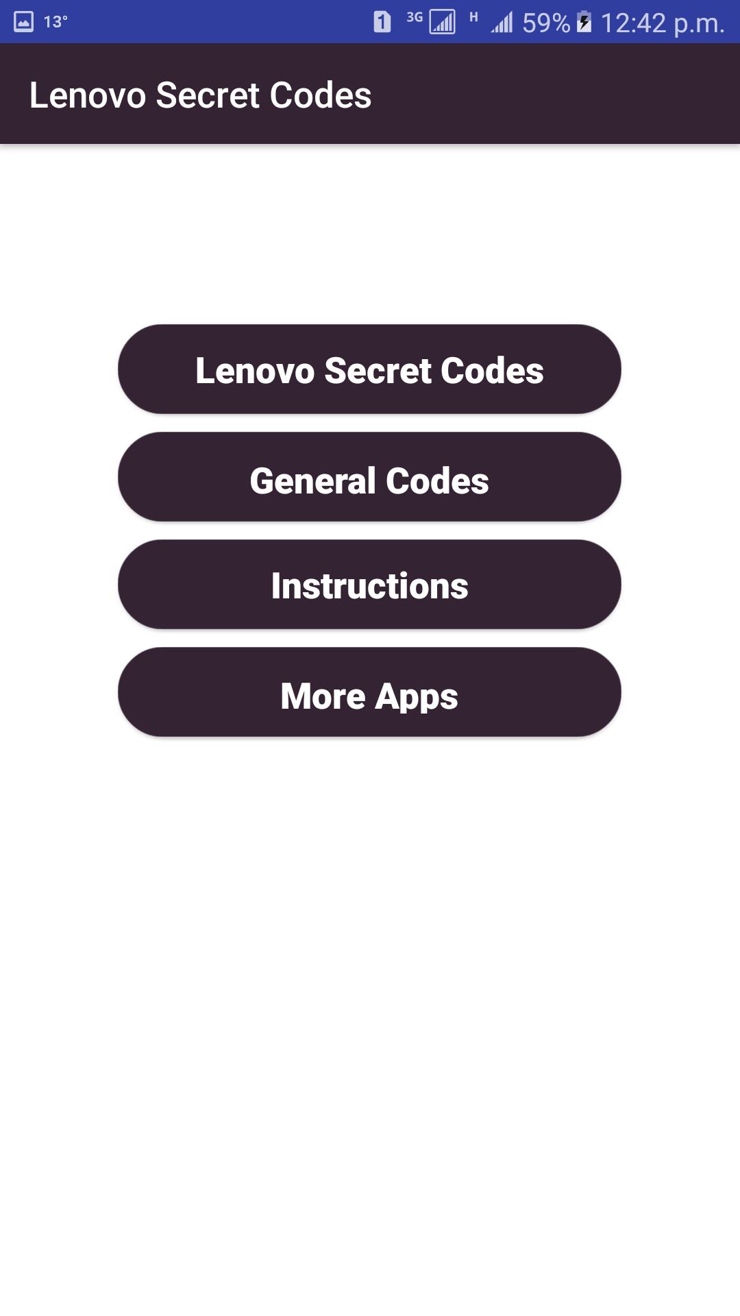 Secret Codes of Lenovo Mobiles : APK voor Android Download