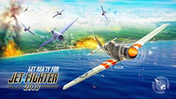 Aircraft Jet Fighter 2018 - F18 Warrior Plane 3D poster