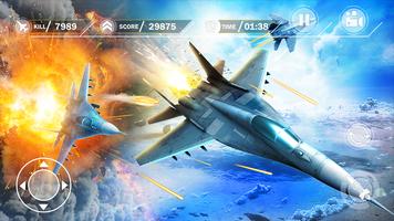 Aircraft Jet Fighter 2018 - F18 Warrior Plane 3D imagem de tela 1