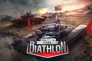 Tank Biathlon الملصق